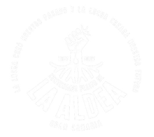 Logo Centenario de la Aldea
